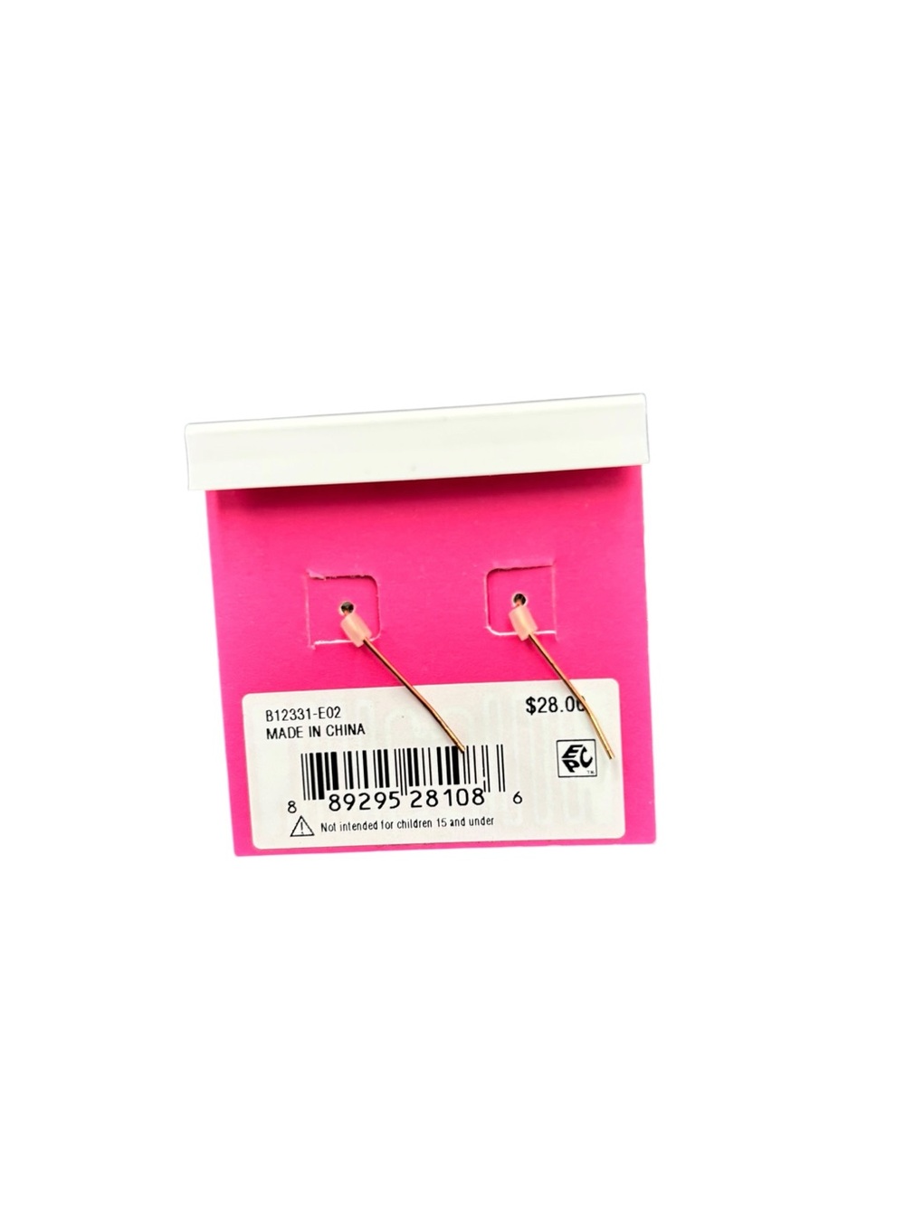 Betsey Johnson Jewelry Bundle – Crystal Cat Necklace + NWT Floral earrings - Picture 6 of 11
